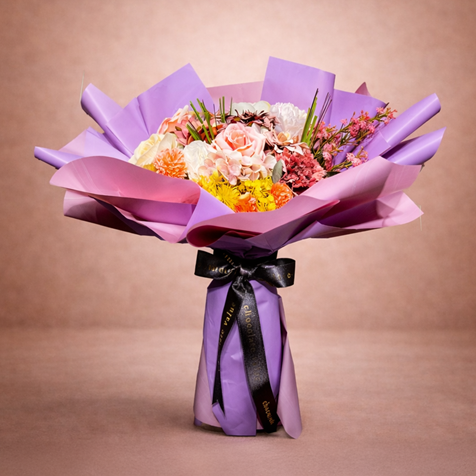 erzurum çiçek siparişi, karışık çiçek aranjmanı, çiçek buket